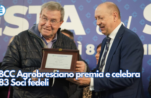 BCC Agrobresciano premia e celebra 83 Soci fedeli