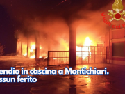 Incendio in cascina a Montichiari. Nessun ferito