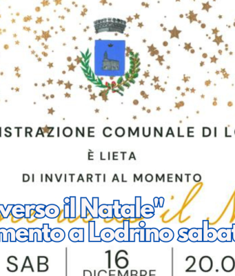 “Insieme verso il Natale” appuntamento a Lodrino sabato 16