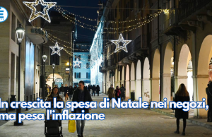 In crescita la spesa di Natale nei negozi, ma pesa l’inflazione