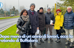 Dopo meno di un anno di lavori, ecco la rotonda di Buffalora