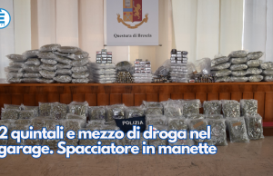 2 quintali e mezzo di droga nel garage. Spacciatore in manette