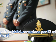 Appalti pubblici, corruzione per 12 mln, 4 arresti