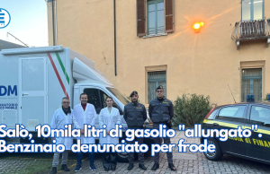 Salò, 10mila litri di gasolio “allungato”. Benzinaio denunciato
