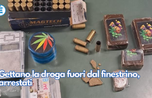 Gettano la droga fuori dal finestrino, arrestati