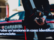 Deruba un’anziana in casa: identificato e denunciato