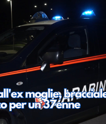 Minacce all’ex moglie, braccialetto elettronico per un 37enne