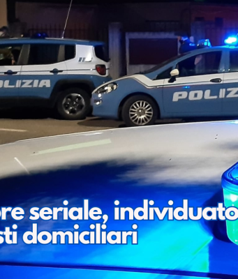Rapinatore seriale, individuato, finisce agli arresti domiciliari