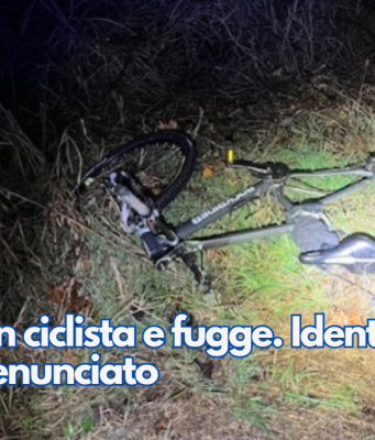 Investe un ciclista e fugge. Identificato, è stato denunciato