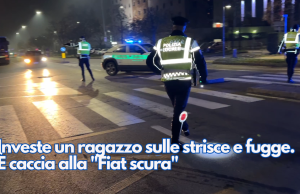 Investe un ragazzo sulle strisce e fugge. È caccia alla “Fiat scura”