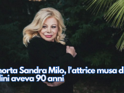 È morta Sandra Milo, l’attrice musa di Fellini aveva 90 anni