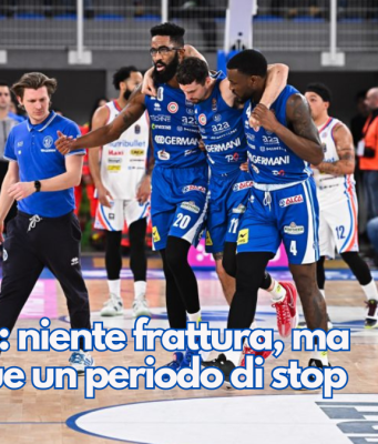 Petrucelli: niente frattura, ma comunque un periodo di stop