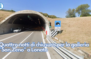 Quattro notti di chiusura per la galleria “San Zeno” a Lonato