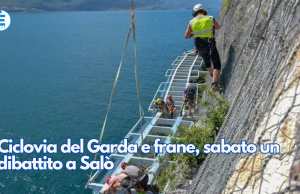 Ciclovia del Garda e frane, sabato un dibattito a Salò