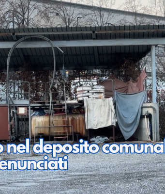 Vivevano nel deposito comunale, tre abusivi denunciati
