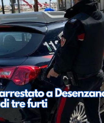 Giovane arrestato a Desenzano. È accusato di tre furti