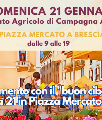 Appuntamento con il “buon cibo” domenica 21 in Piazza Mercato