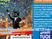 Lotteria Italia, il 3° premio da 1,5 mln a Roncadelle