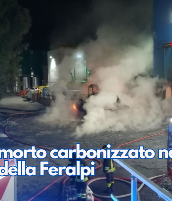 Operaio morto carbonizzato nel piazzale della Feralpi