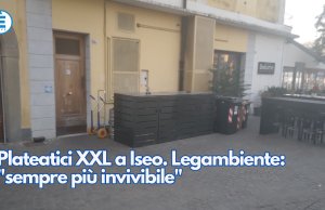 Plateatici XXL a Iseo. Legambiente: “sempre più invivibile”