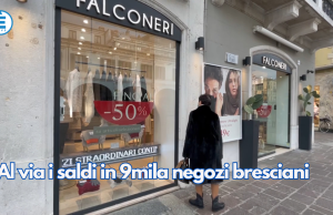 Al via i saldi in 9mila negozi bresciani