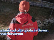 Infortunio ad alta quota in Gaver. Donna ricoverata