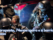 Sopraponte, 74enne spara e si barrica in casa