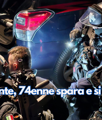 Sopraponte, 74enne spara e si barrica in casa