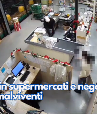 8 rapine in supermercati e negozi, presi i 4 malviventi