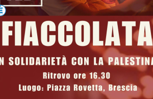 Italia-Palestina, alle 16.30 la Fiaccolata per le vie della città