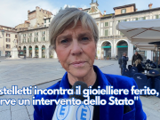 Castelletti incontra il gioielliere ferito, “serve un intervento dello Stato”