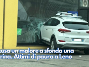 Accusa un malore e sfonda una vetrina. Attimi di paura a Leno