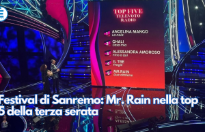 Festival di Sanremo: Mr. Rain nella top 5 della terza serata