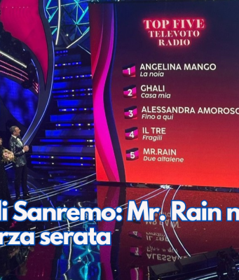 Festival di Sanremo: Mr. Rain nella top 5 della terza serata