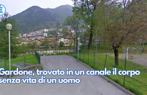 Gardone, trovato in un canale il corpo senza vita di un uomo