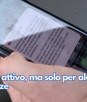 IT-Alert è attivo, ma solo per alcune emergenze