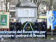 La cerimonia del Roverotto per ringraziare i patroni di Brescia