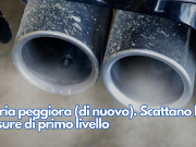 L’aria peggiora (di nuovo). Scattano le misure di primo livello