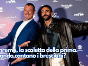 Sanremo, la scaletta della prima. Quando cantano i bresciani?
