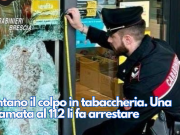 Tentano il colpo in tabaccheria. Una chiamata al 112 li fa arrestare