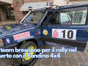 Un team bresciano per il rally nel deserto con il Pandino 4×4