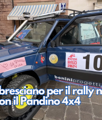 Un team bresciano per il rally nel deserto con il Pandino 4×4