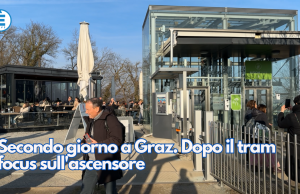 Secondo giorno a Graz. Dopo il tram focus sull’ascensore