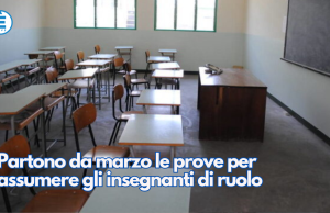 Partono da marzo le prove per assumere gli insegnanti di ruolo
