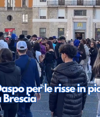 Altri tre Daspo per le risse in piazza Vittoria a Brescia