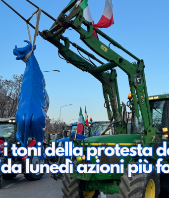 Si alzano i toni della protesta dei trattori, “da lunedì azioni più forti”