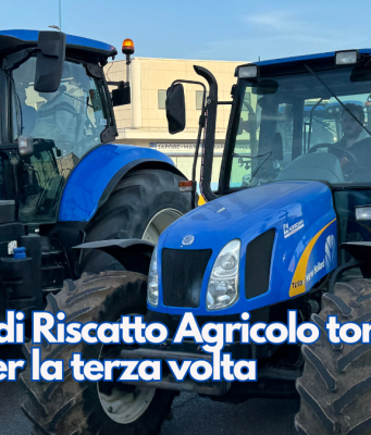 I trattori di Riscatto Agricolo tornano in strada per la terza volta