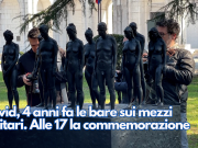 Covid, 4 anni fa le bare sui mezzi militari. Alle 17 la commemorazione