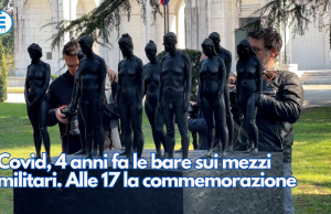 Covid, 4 anni fa le bare sui mezzi militari. Alle 17 la commemorazione