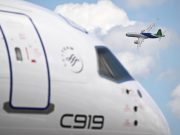 Cina: jet di linea C919 sviluppato nel Paese vola su terza rotta regolare